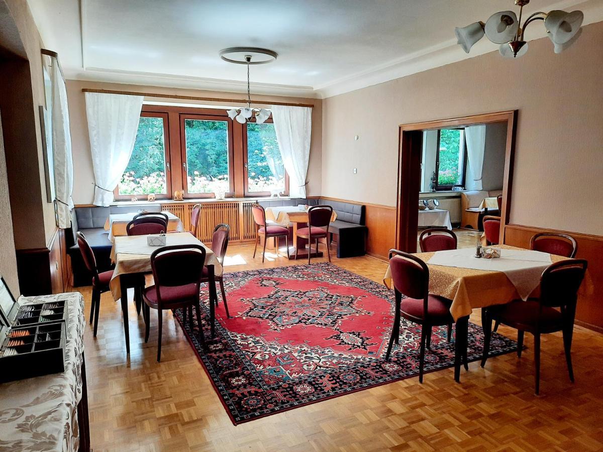 Hotel Pension Bluechersruh Bad Berneck im Fichtelgebirge Exteriér fotografie